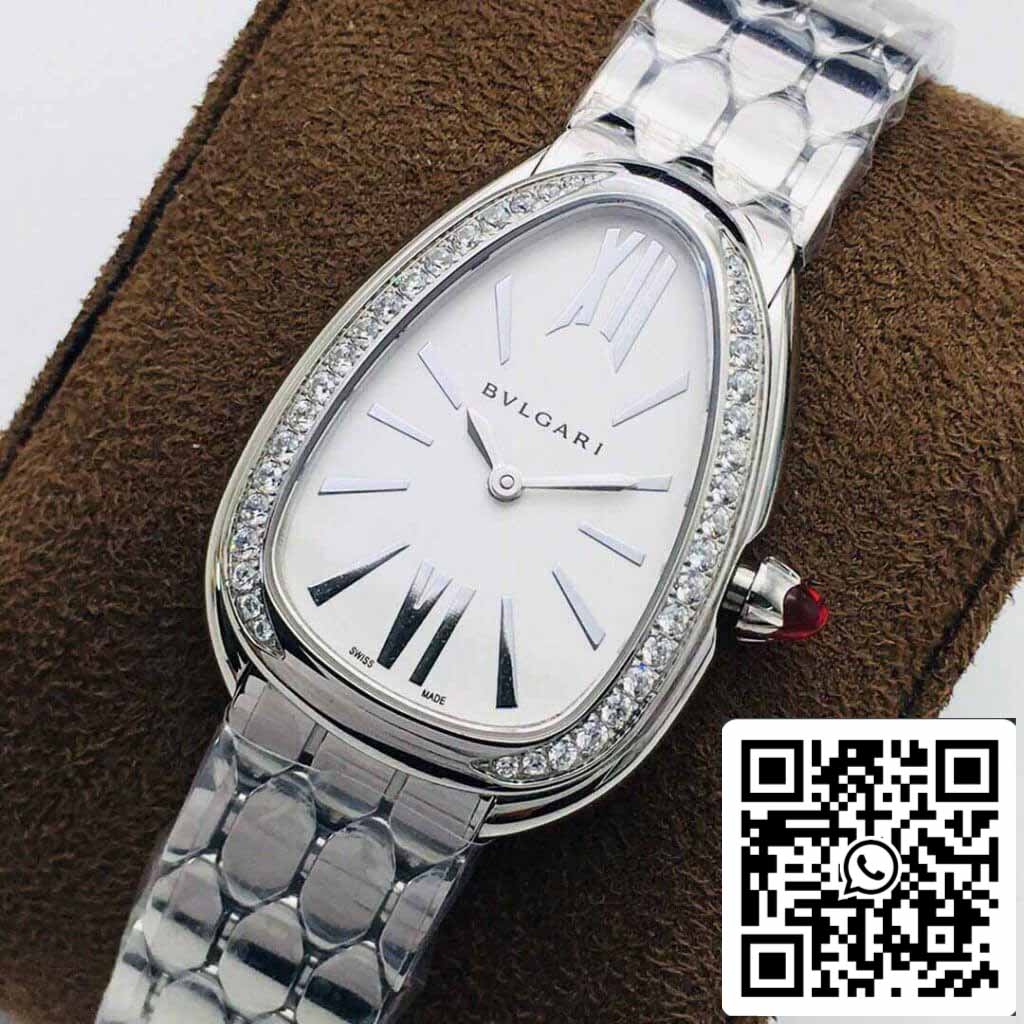 Bvlgari Serpenti 103361 1:1 Meilleure édition BV Factory Cadran blanc argenté