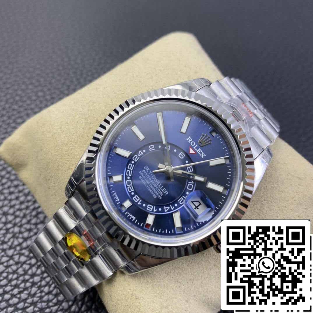 Rolex Sky Dweller M336934-0006 1:1 Meilleure édition Noob Factory V2 Cadran bleu