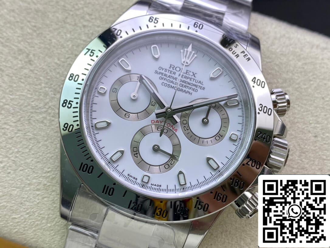 Rolex Cosmograph Daytona 116520LN 1:1 Best Edition Clean Factory Weißes Zifferblatt