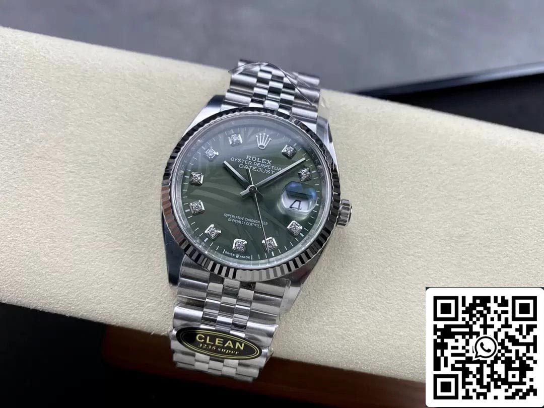 Rolex Datejust M126234-0055 36MM 1:1 Meilleure édition Clean Factory Cadran vert