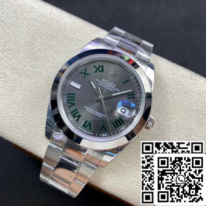 Rolex Datejust M126300-0013 41MM 1:1 Meilleure édition EW Factory Cadran gris foncé