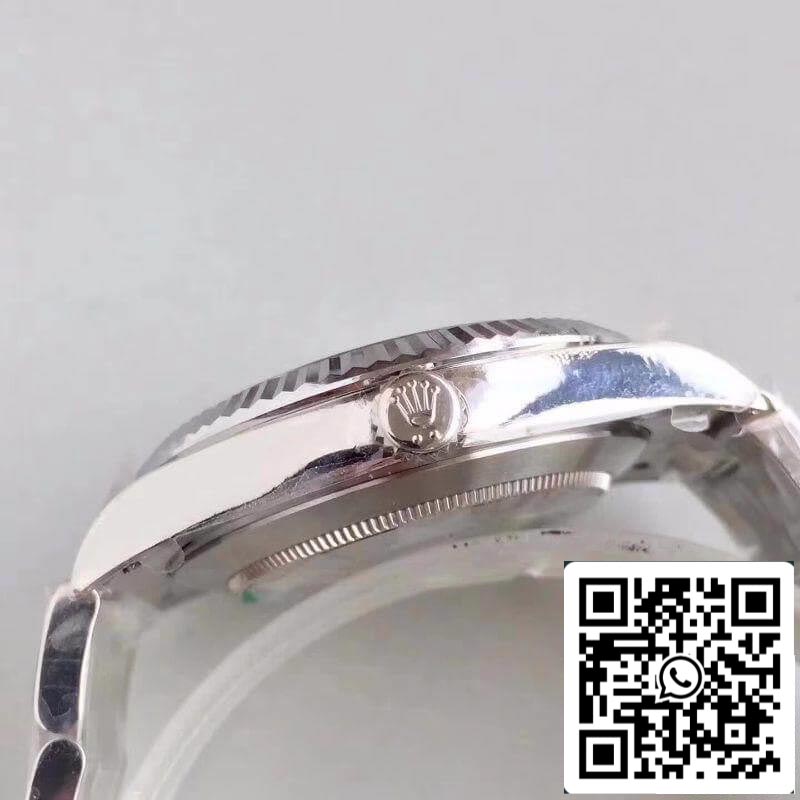 Rolex Datejust II 116334-0009 EW Factory 1:1 Best Edition Swiss ETA2836 Silver Dial Diamond Marker