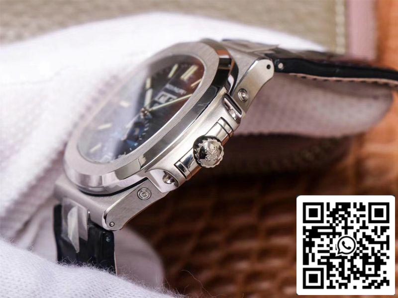 Patek Philippe Nautilus 5726/1A-014 1:1 Meilleure édition PF Factory Bracelet noir Suisse ETA324