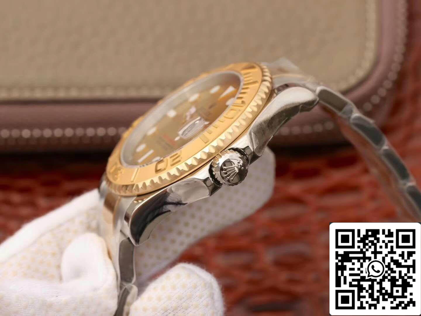 Rolex Yacht-Master 16623 1:1 Best Edition Gold Dial Swiss ETA2836 Gold Wrapped