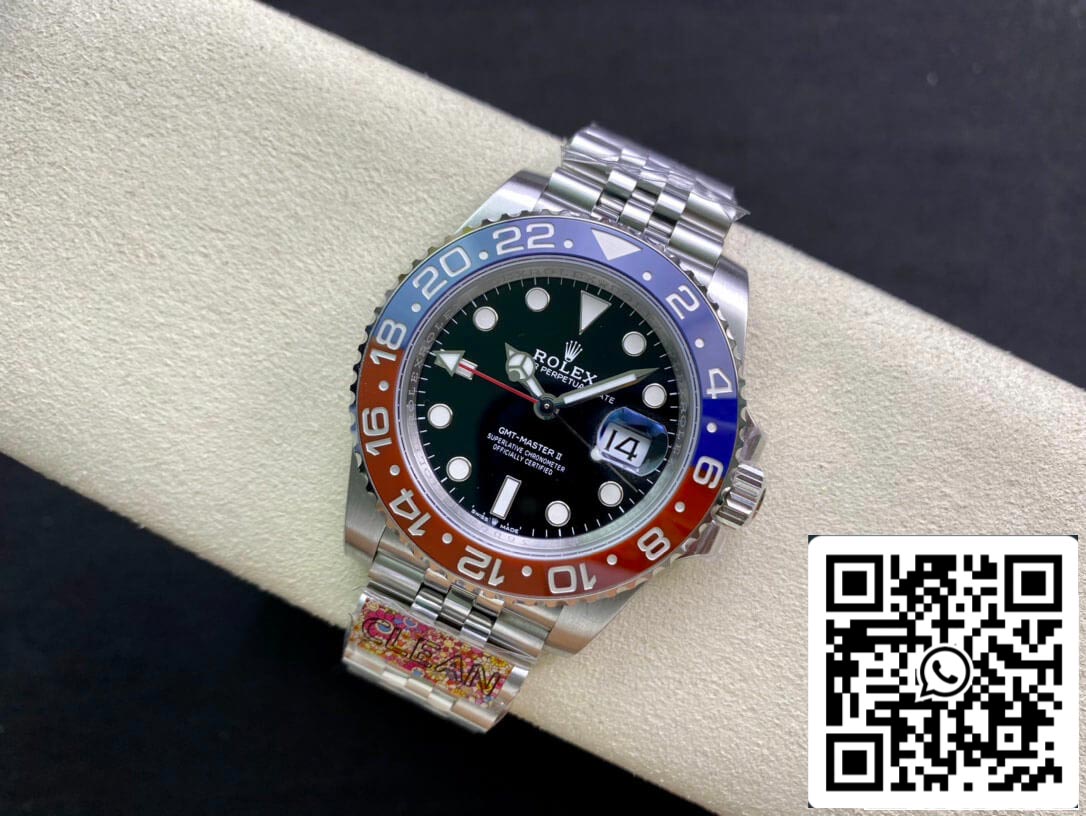 Rolex GMT Master II M126710BLRO-0001 1:1 Best Edition Clean Factory Schwarzes Zifferblatt