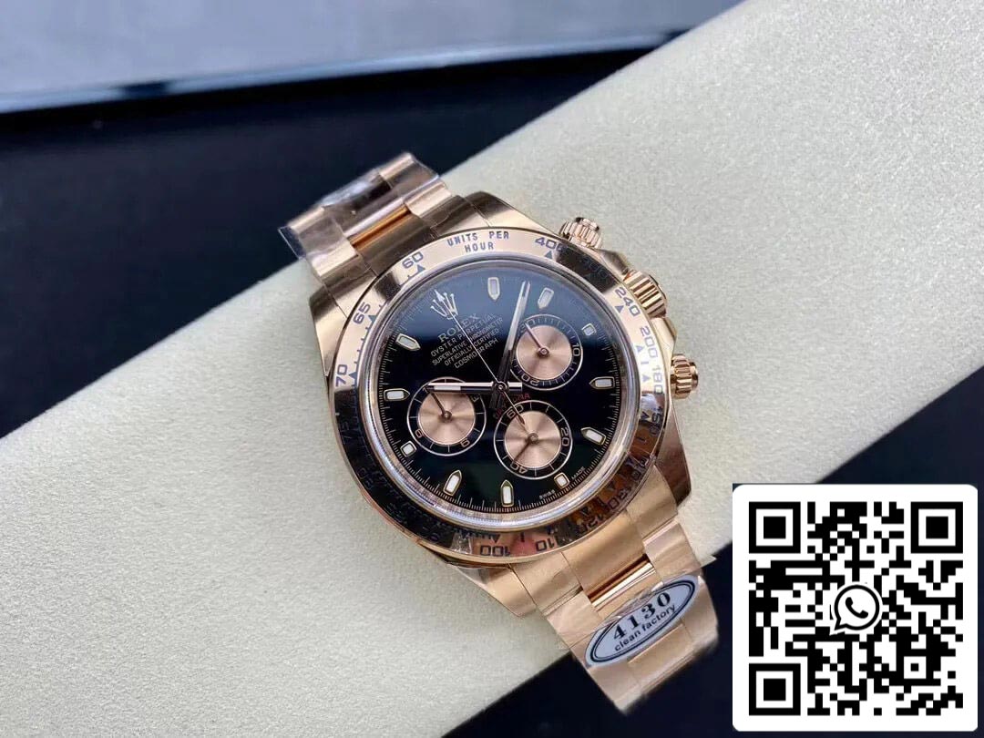 Rolex Cosmograph Daytona M116505-0008 1:1 Meilleure édition Clean Factory Or rose