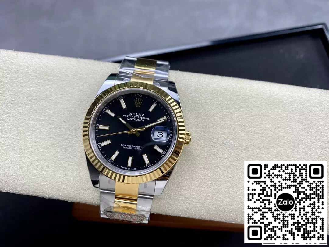 Rolex Datejust 41MM M126333-0013 1:1 Meilleure édition Clean Factory Cadran noir