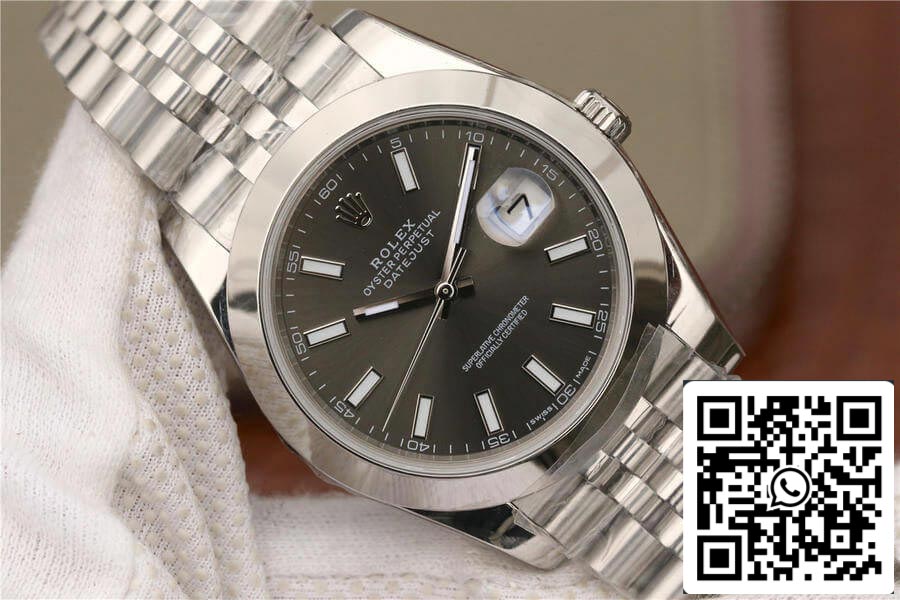 Rolex Datejust M126300-0008 1:1 Meilleure édition EW Factory Cadran gris