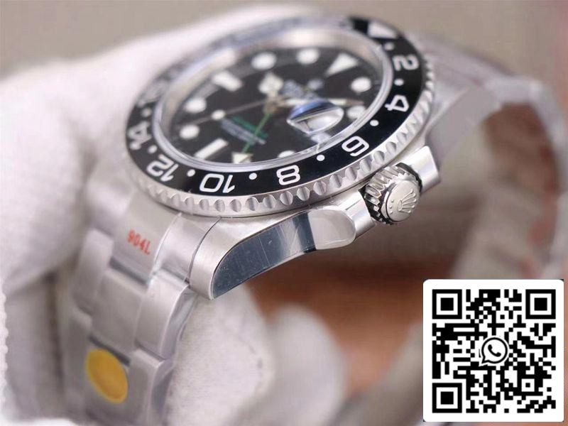 Rolex GMT Master II 116710LN-78200 1:1 Meilleure édition Noob Factory V11 Cadran noir Suisse ETA3186