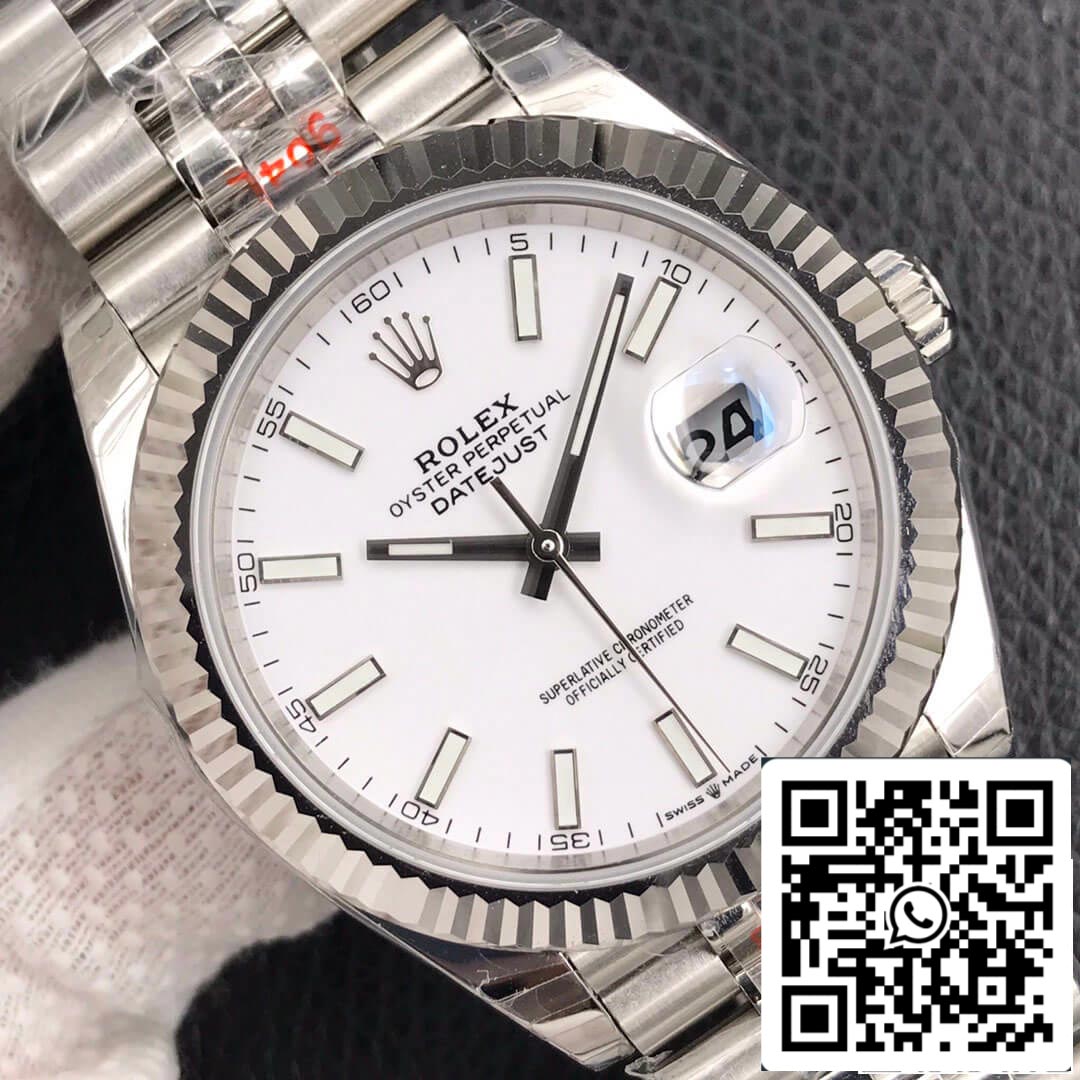 Rolex Datejust M126334-0010 1:1 Meilleure édition EW Factory Cadran blanc