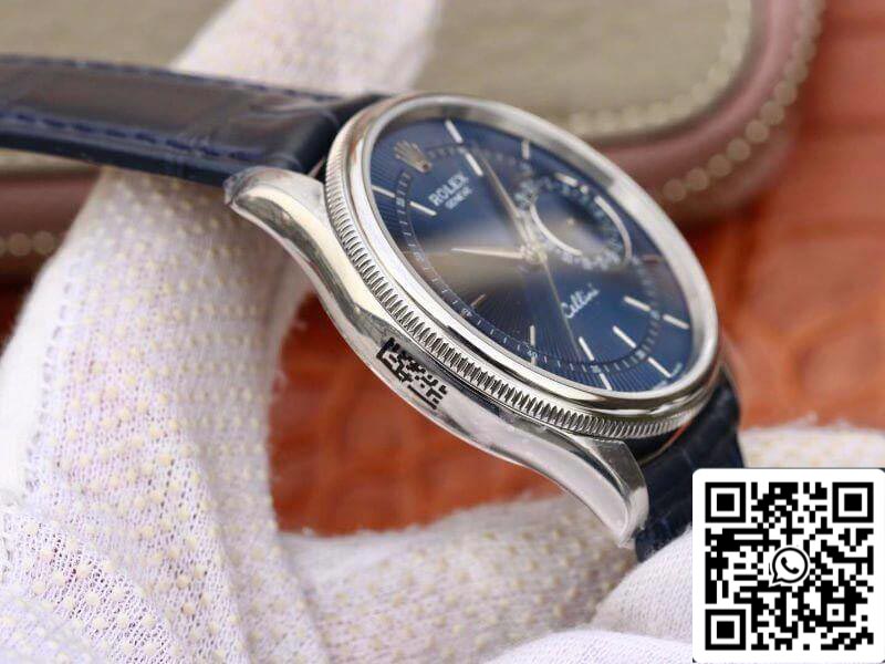 Rolex Celini 50515 MKS Factory Mechanical Watches 1:1 Best Edition Swiss ETA2836 Black Leather Strap