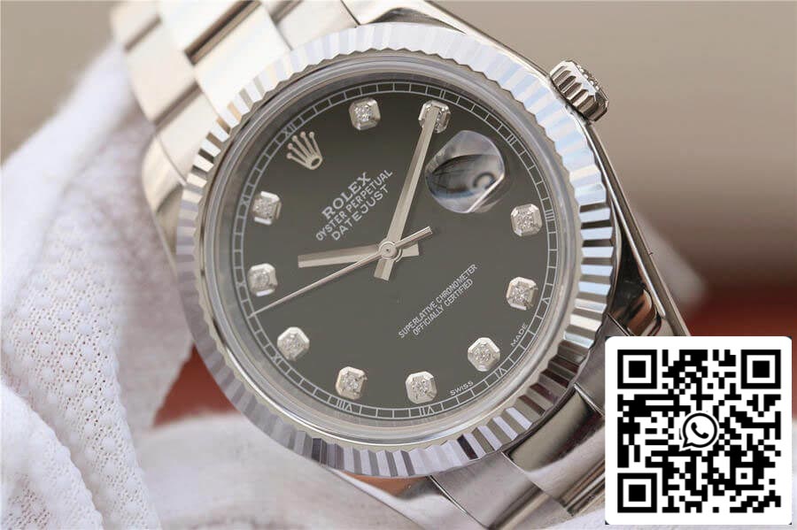 Rolex Datejust M126334-0011 1:1 Meilleure édition EW Factory Cadran noir