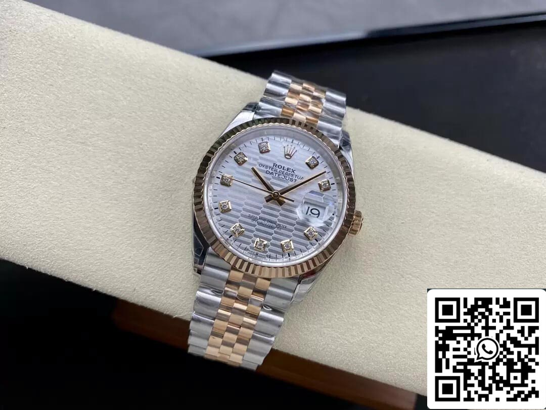 Rolex Datejust M126231-0039 36MM 1:1 Meilleure édition VS Cadran argenté d'usine