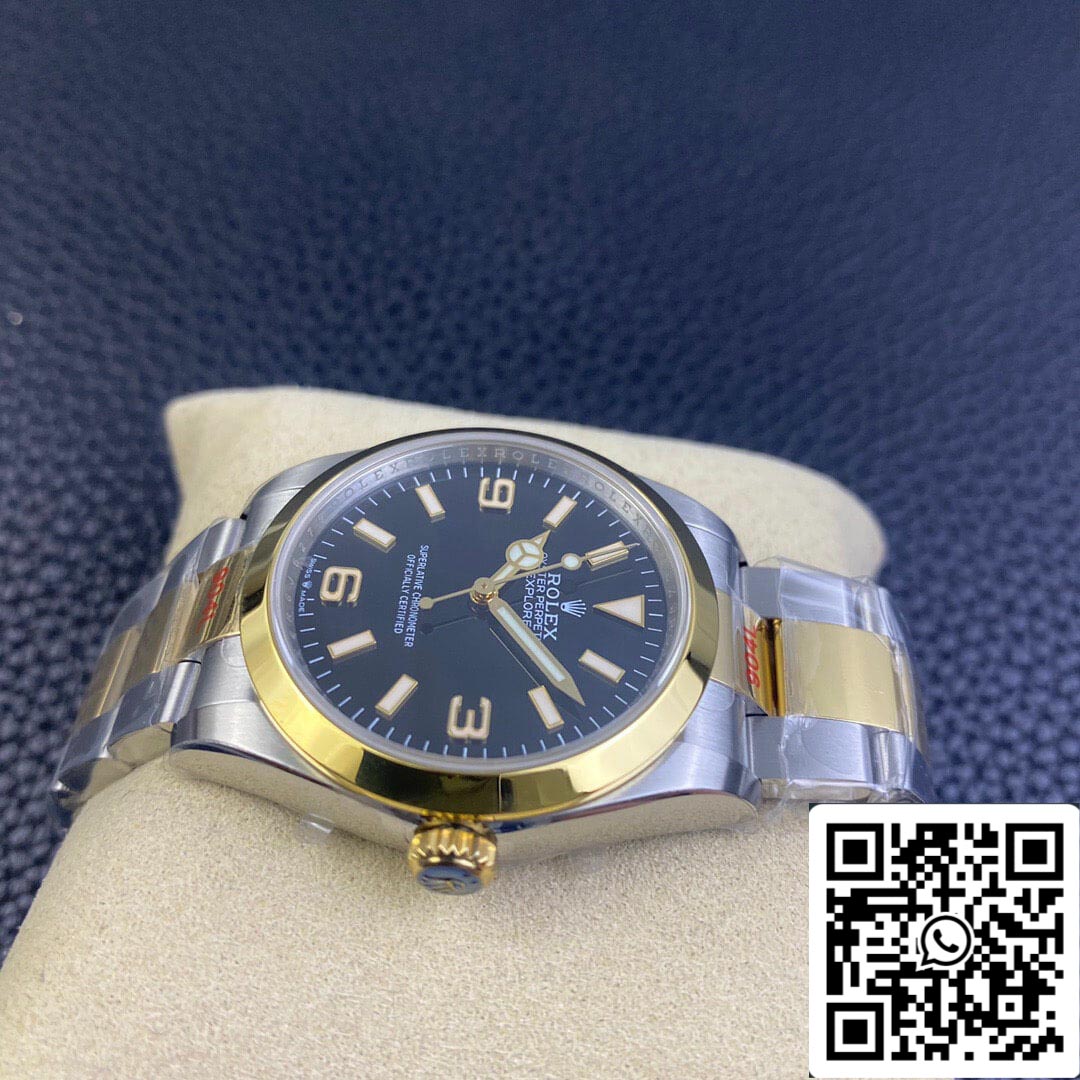 Rolex Explorer M124273-0001 1:1 Meilleure édition EW Factory Or jaune