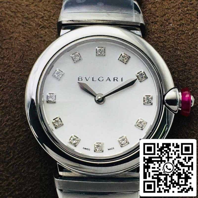 Bvlgari LVCEA 102196 1:1 Best Edition BV Factory weißes Zifferblatt
