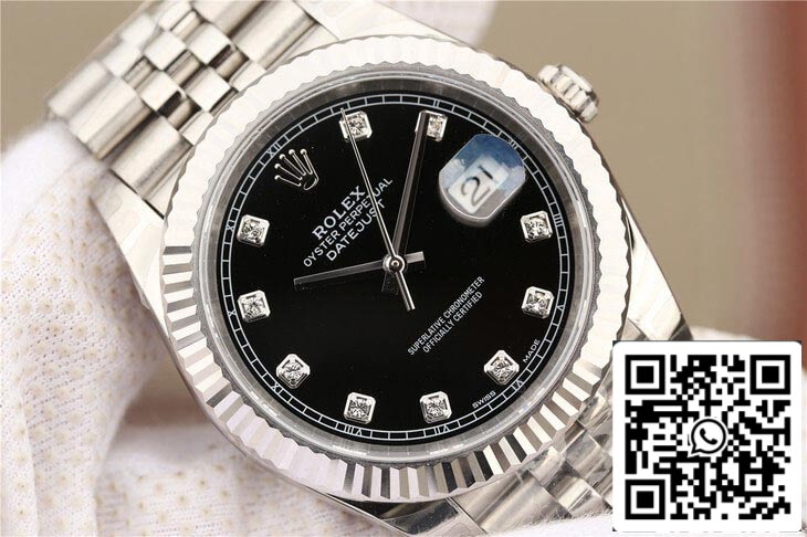 Rolex Datejust M126334-0012 1:1 Meilleure édition EW Factory Cadran noir