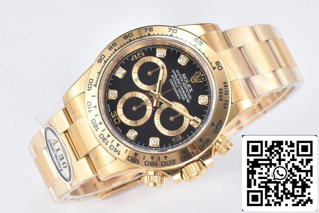 Rolex Cosmograph Daytona M116508-0016 1:1 Best Edition Clean Factory Schwarzes Zifferblatt