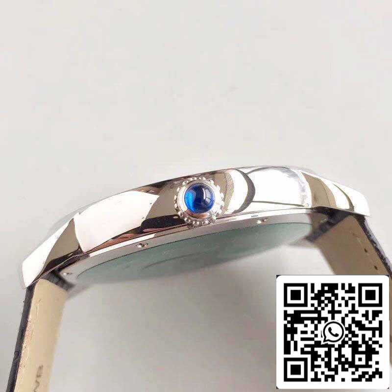 Ronde Solo De Cartier W6701010 ZF Factory Herrenuhren 1:1 Best Edition Swiss ETA9015 Weißes Zifferblatt