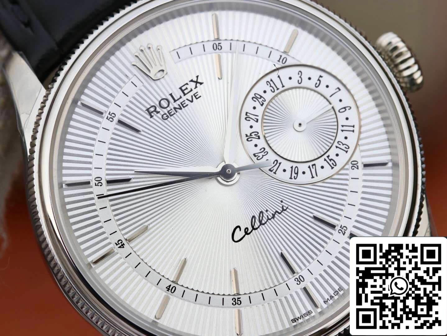 Rolex Celini Date M50519-0006 1:1 Best Edition MKS Factory, weißes Zifferblatt