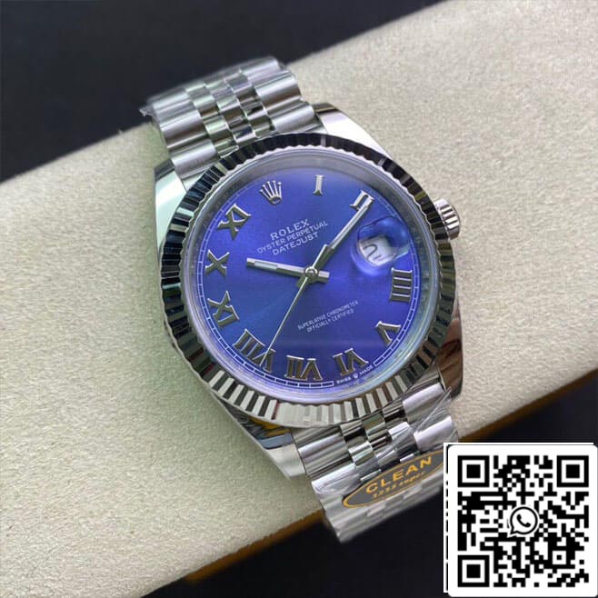 Rolex Datejust M126334-0026 1:1 Meilleure édition Clean Factory Cadran bleu
