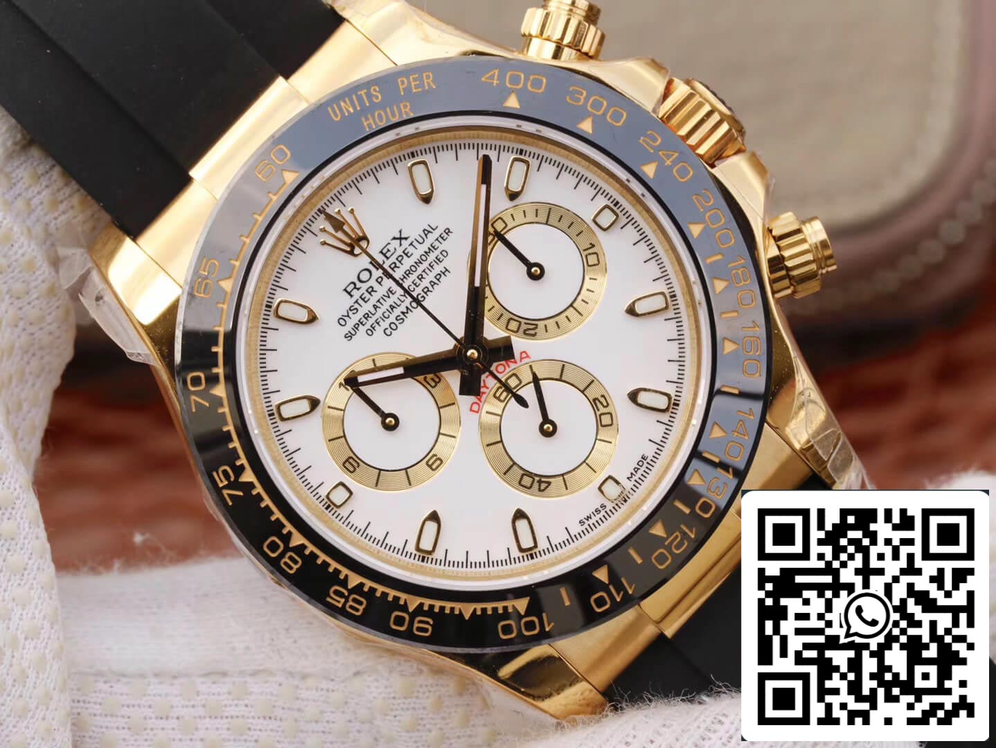 Rolex Daytona Cosmograph M116518ln-0041 1:1 Best Edition JH Factory Keramiklünette