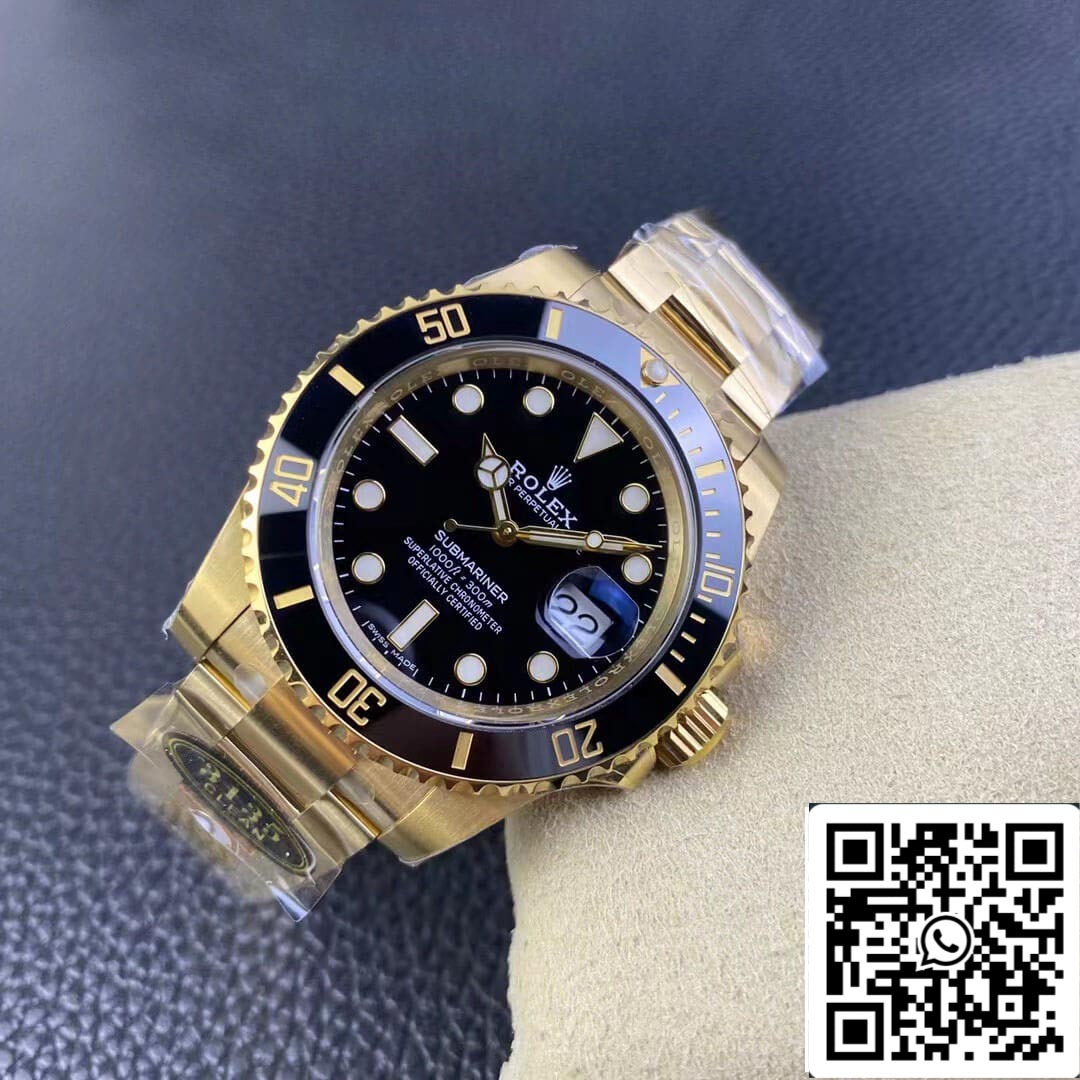 Rolex Submariner 116618LN-97208 1:1 Best Edition Clean Factory Schwarzes Zifferblatt