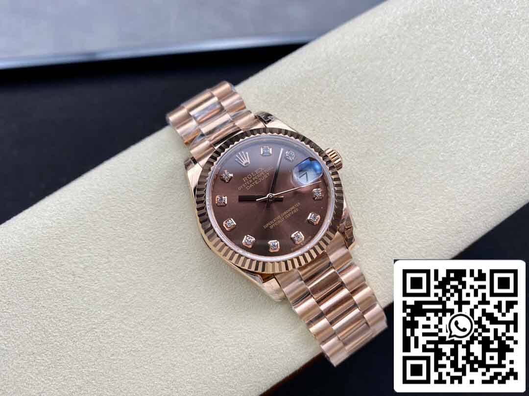 Rolex Datejust M278275-0010 31 mm 1:1 Best Edition GS Factory Schokoladenzifferblatt