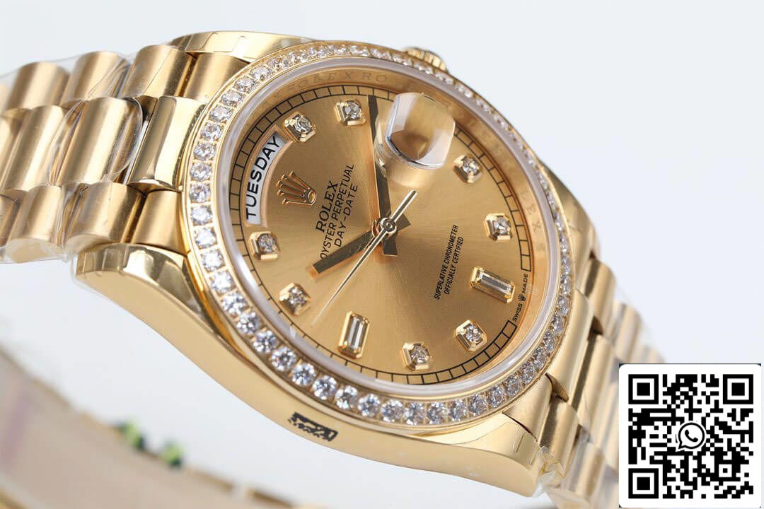 Rolex Day Date M128348RBR-0008 1:1 Best Edition EW Factory Diamond Dial