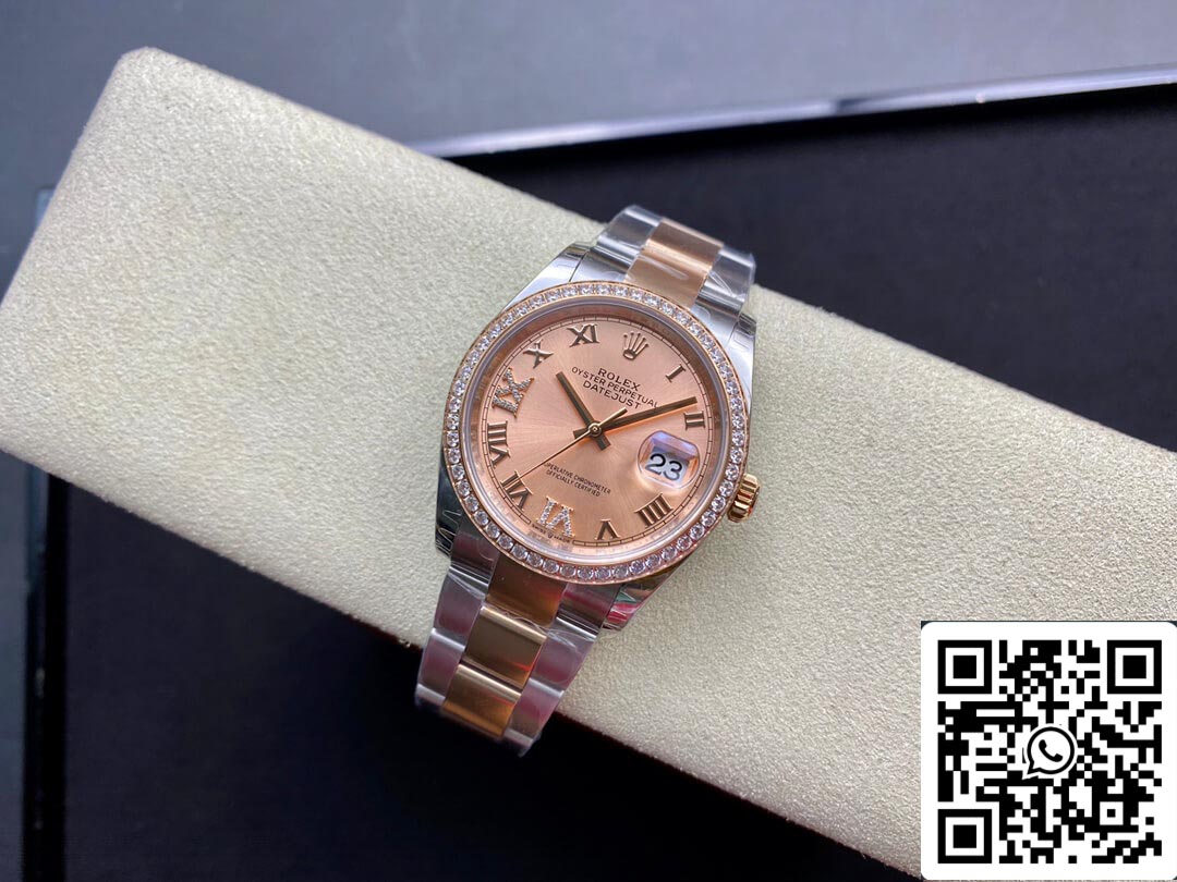 Rolex Datejust M126281RBR-0016 1:1 Meilleure édition EW Factory Cadran rose