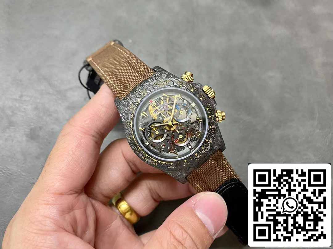 Rolex Daytona 1:1 Best Edition Diw Factory Hohlzifferblatt aus Kohlefaser