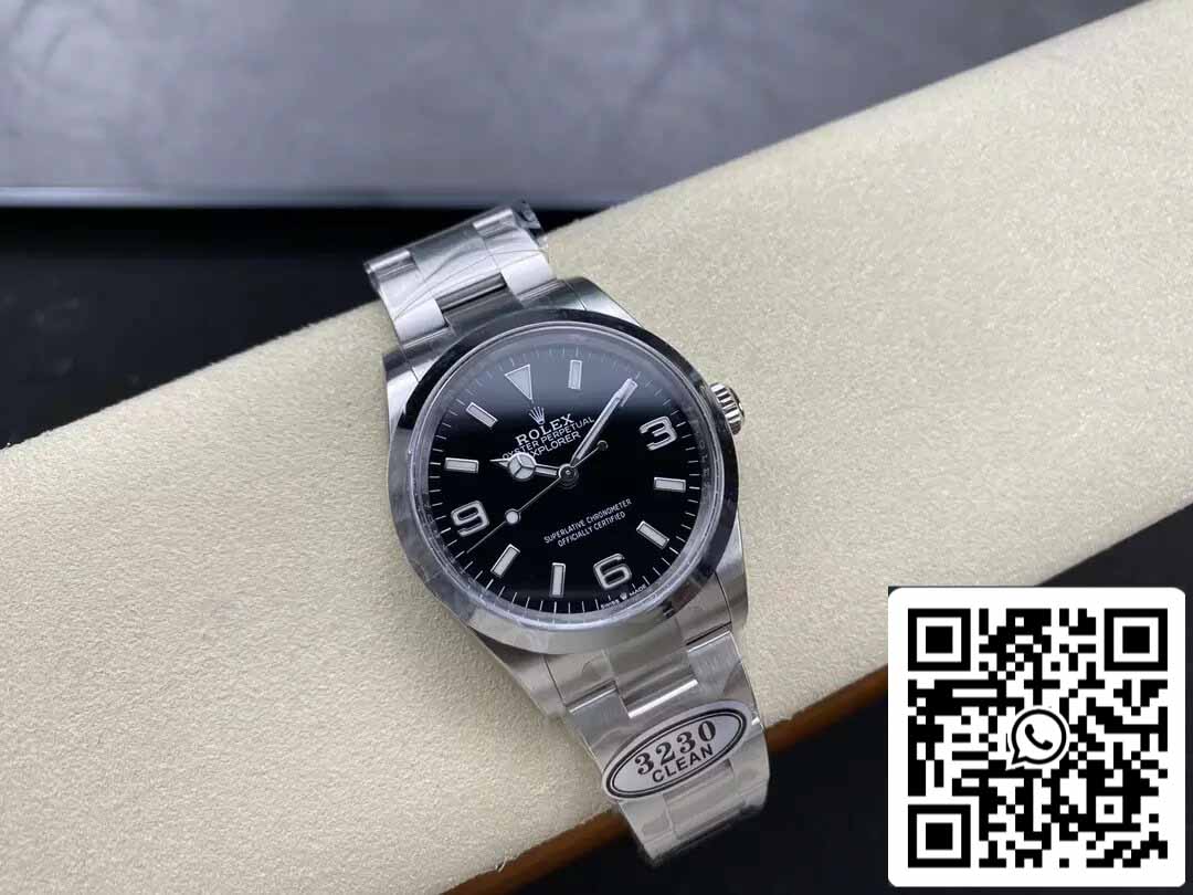 Rolex Explorer M124270-0001 36MM 1:1 Best Edition Clean Factory schwarzes Zifferblatt