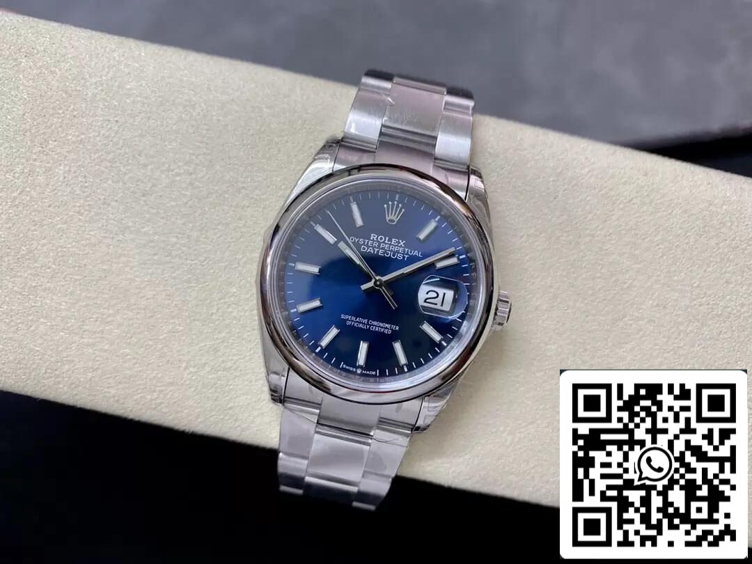 Rolex Datejust M126200-0005 36MM 1:1 Best Edition VS Factory Blue Dial