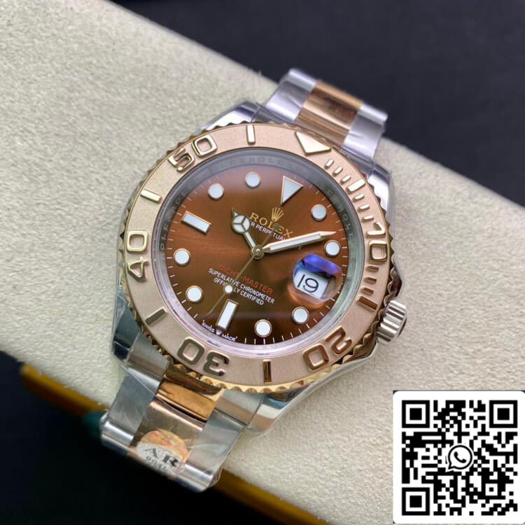 Rolex Yacht-Master 40mm 116621 AR Factory 1:1 Best Edition Swiss ETA2824 Brown Dial