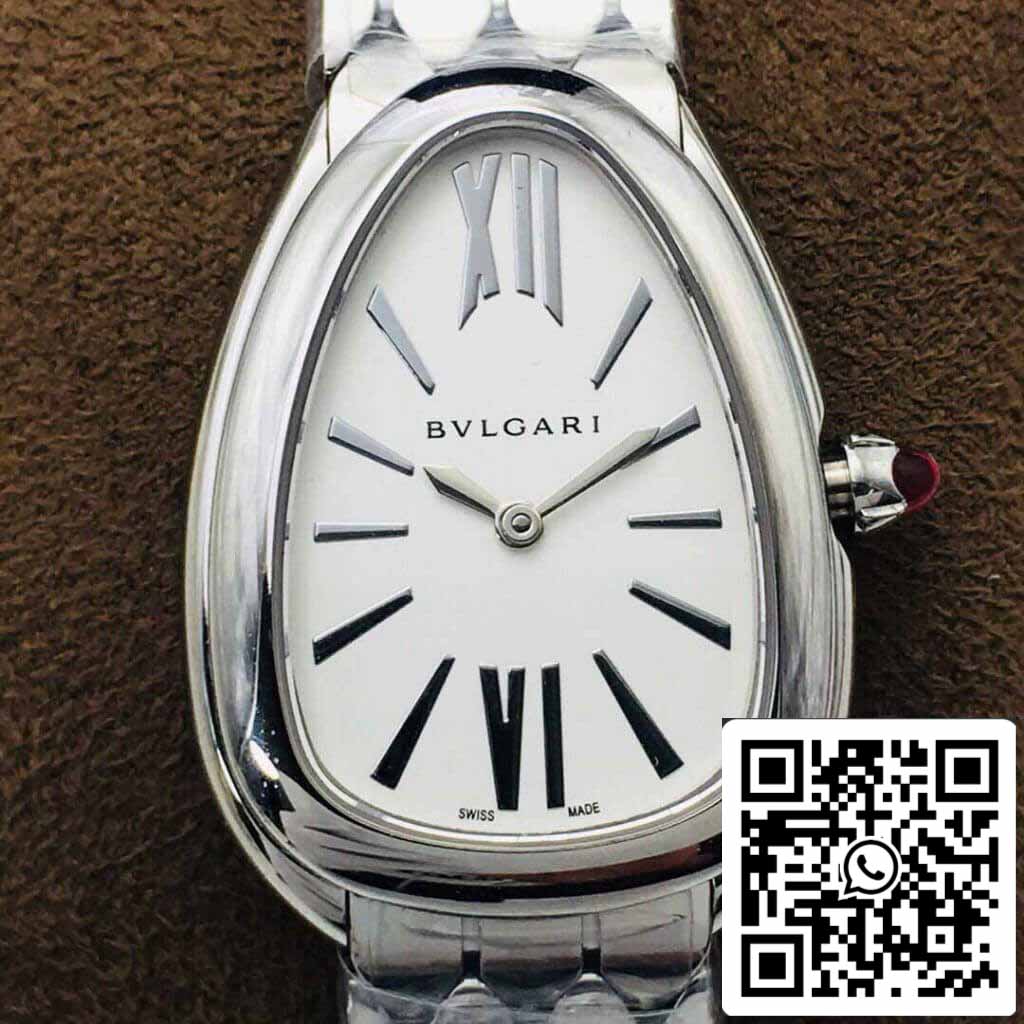Bvlgari Serpenti 103141 1:1 Meilleure édition BV Factory Cadran blanc argenté