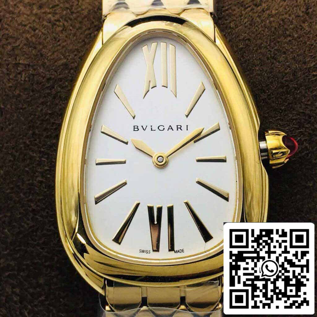 Bvlgari Serpenti 1:1 Best Edition BV Factory Boîtier en or jaune