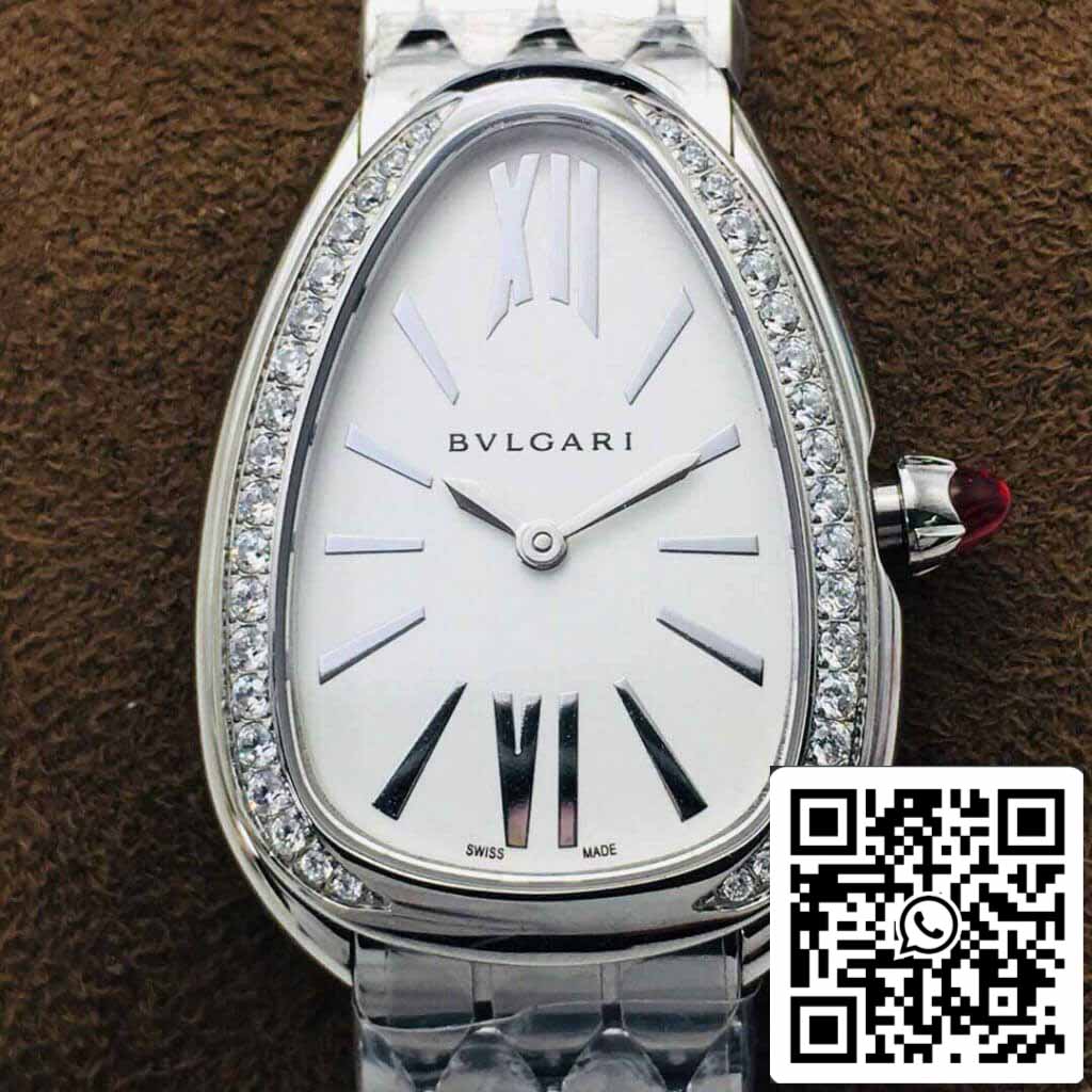 Bvlgari Serpenti 103361 1:1 Meilleure édition BV Factory Cadran blanc argenté