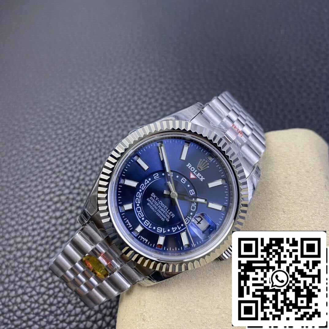 Rolex Sky Dweller M336934-0006 1:1 Meilleure édition Noob Factory V2 Cadran bleu