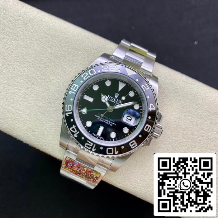 Rolex GMT Master II 116710LN-78200 1:1 Meilleure édition Clean Factory Lunette noire