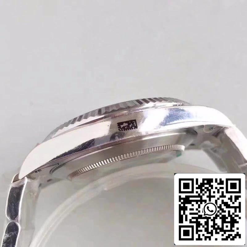 Rolex Datejust II 116334-0009 EW Factory 1:1 Best Edition Swiss ETA2836 Silver Dial Diamond Marker