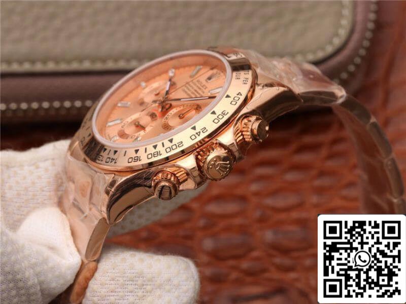 Rolex Daytona Cosmograph 116508 JH Factory 1:1 Best Edition Swiss ETA4130 Zifferblatt aus Roségold