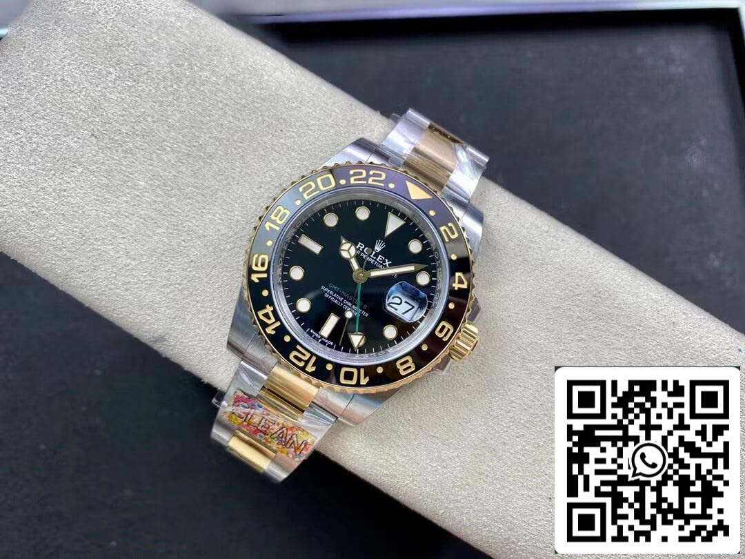 Rolex GMT Master II 116713-LN-78203 1:1 Best Edition Clean Factory Schwarzes Zifferblatt