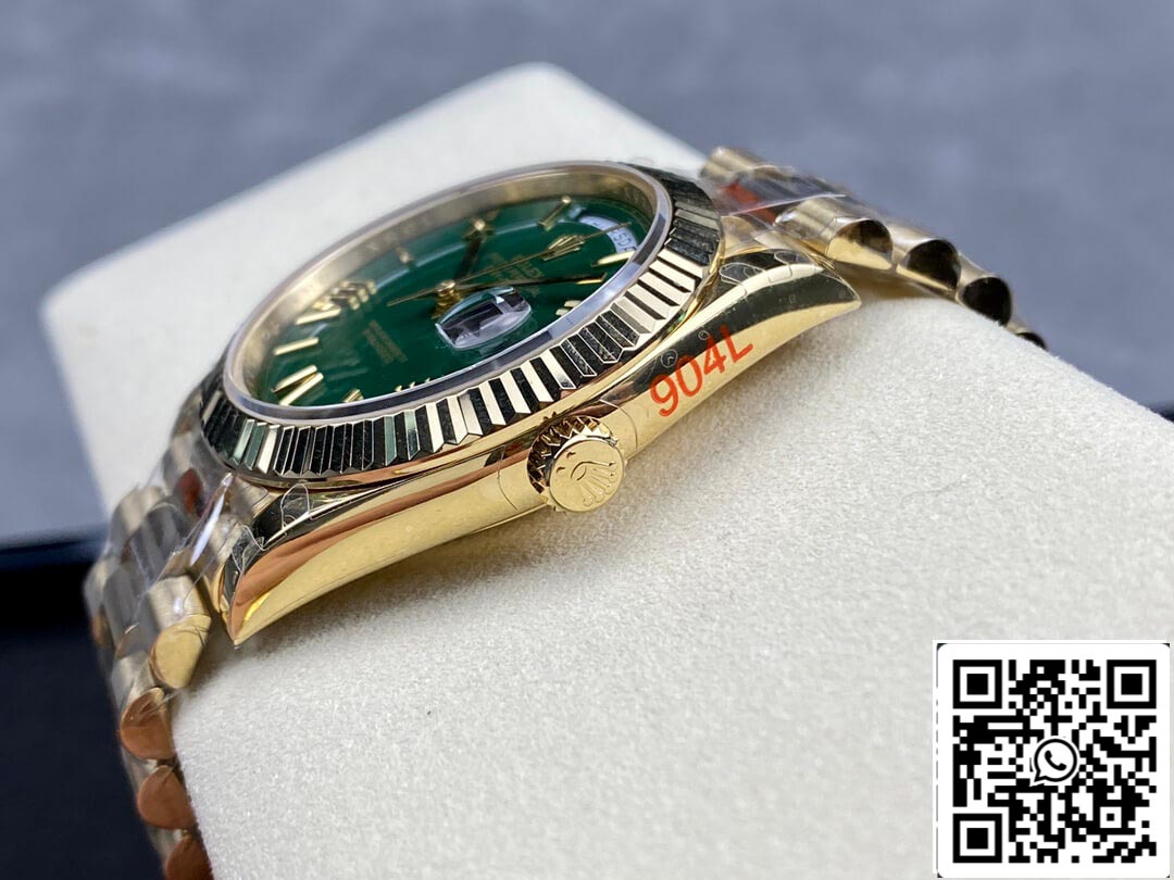 Rolex Day Date M228238-0061 1:1 Best Edition GM Factory, grünes Zifferblatt