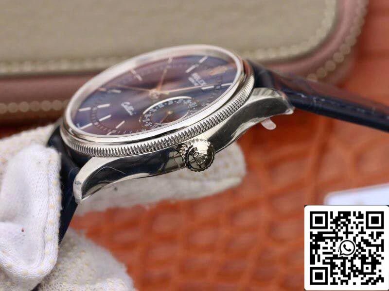 Rolex Celini 50515 MKS Factory Mechanical Watches 1:1 Best Edition Swiss ETA2836 Black Leather Strap