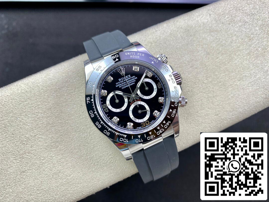 Rolex Daytona M116519LN-0025 1:1 Best Edition BT Factory, schwarzes Zifferblatt