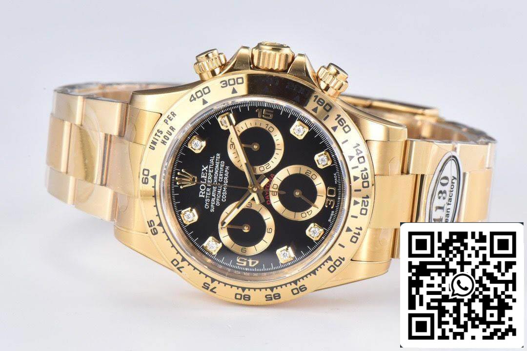 Rolex Cosmograph Daytona M116508-0016 1:1 Best Edition Clean Factory Schwarzes Zifferblatt