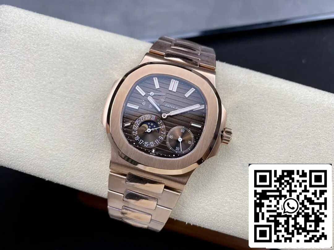 Patek Philippe Nautilus 5712/1R-001 1:1 Meilleure édition GR Factory Or Rose