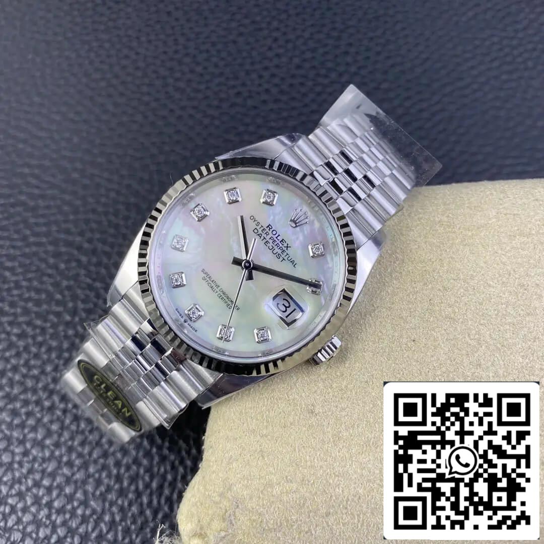 Rolex Datejust M126234-0019 36MM 1:1 Meilleure édition Clean Factory en acier inoxydable