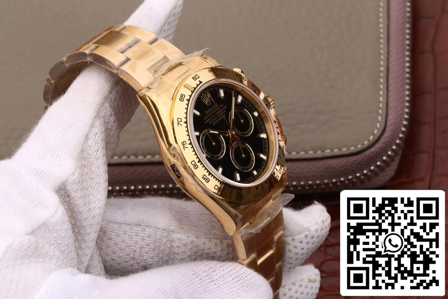 Rolex Daytona Cosmograph M116508-0004 1:1 Best Edition JH Factory, schwarzes Zifferblatt