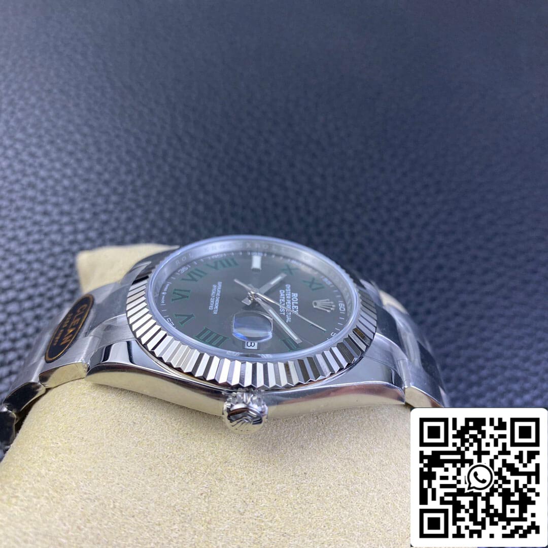 Rolex Datejust M126334-0021 41 mm Cadran Wimbledon Clean Factory