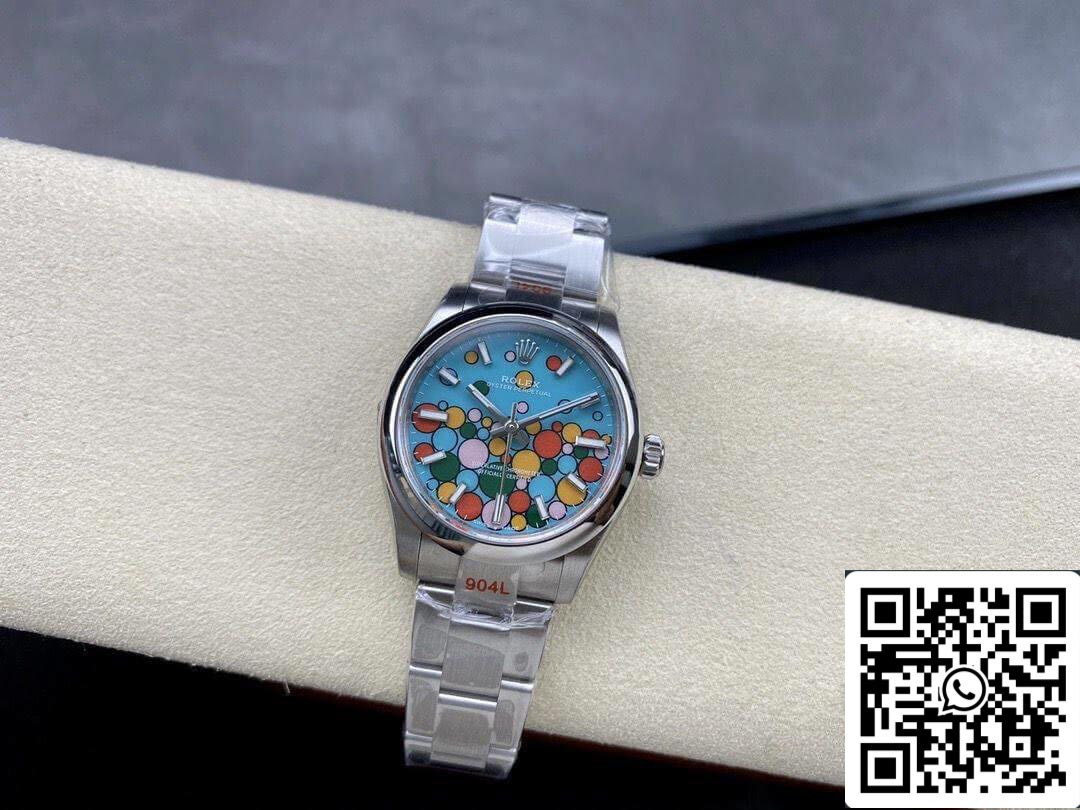 Rolex Oyster Perpetual M277200-0010 31MM 1:1 Meilleure édition EW Factory Cadran bleu turquoise